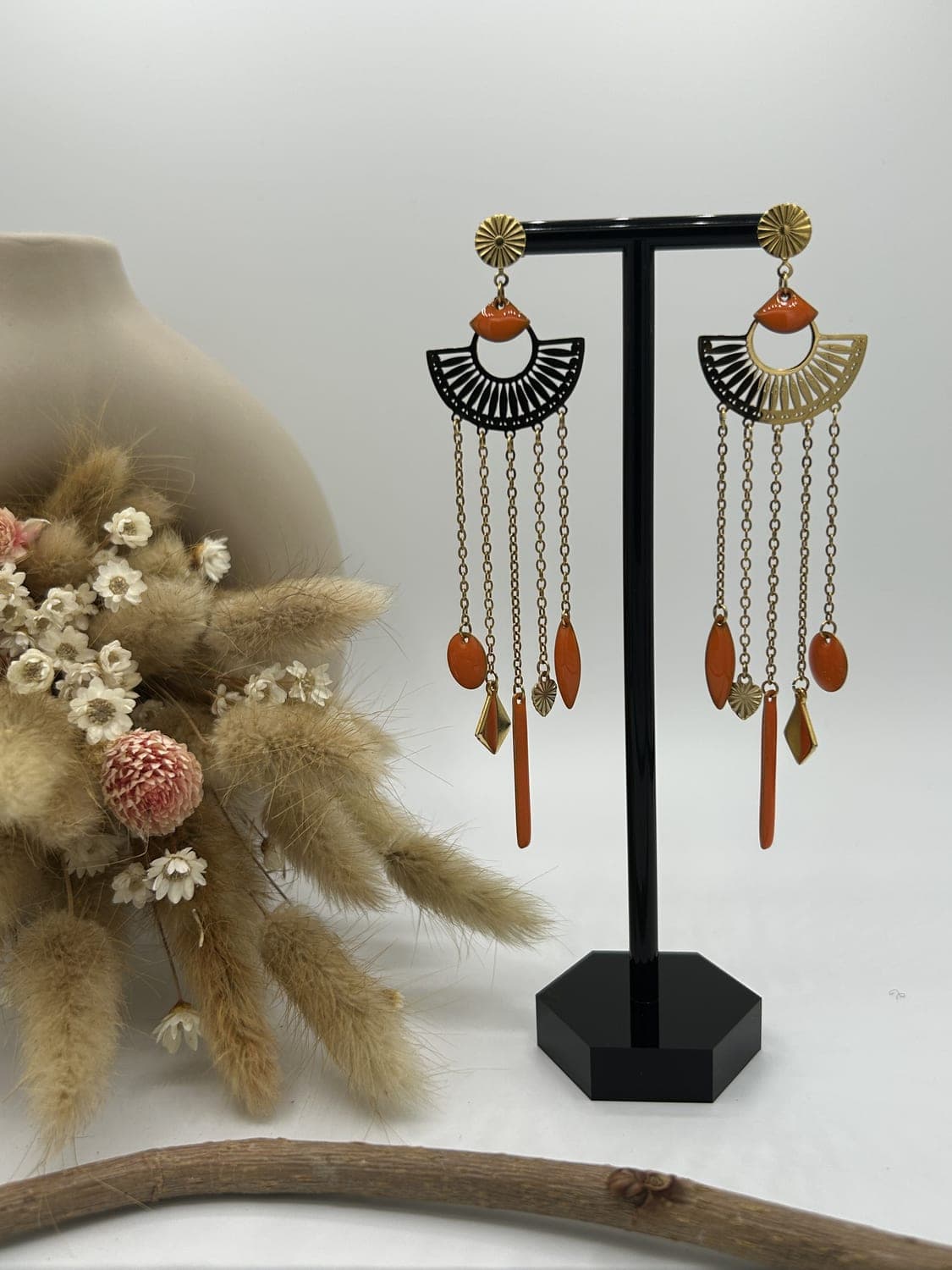 Bohème 9, boucles d'oreilles fait main La Coquette