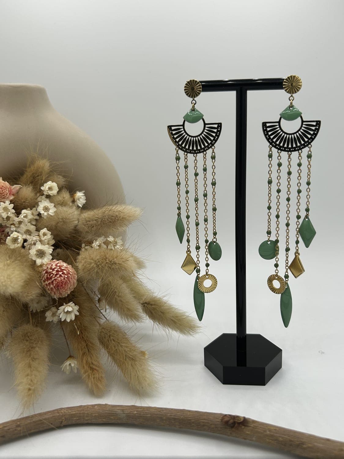 Bohème 12, boucles d'oreilles fait main La Coquette