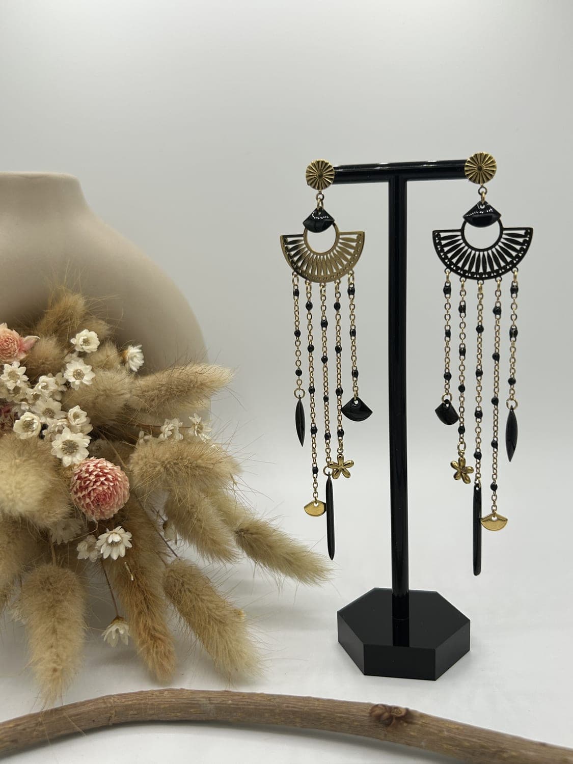 Bohème 8, boucles d'oreilles fait main La Coquette