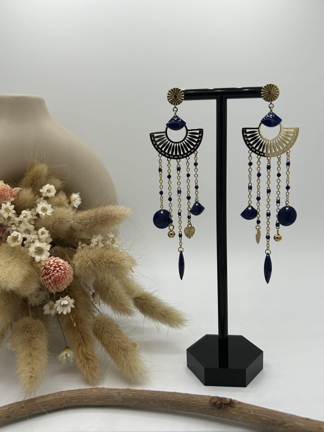 Bohème 4, boucles d'oreilles fait main La Coquette