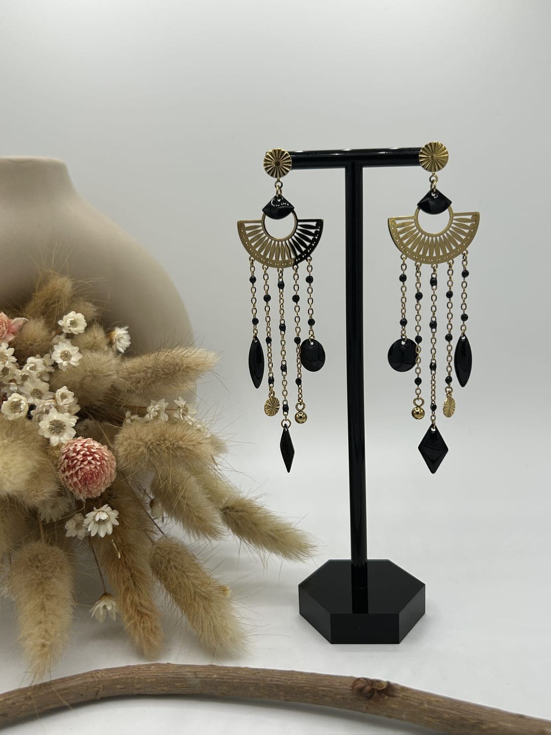 Bohème 7, boucles d'oreilles fait main La Coquette